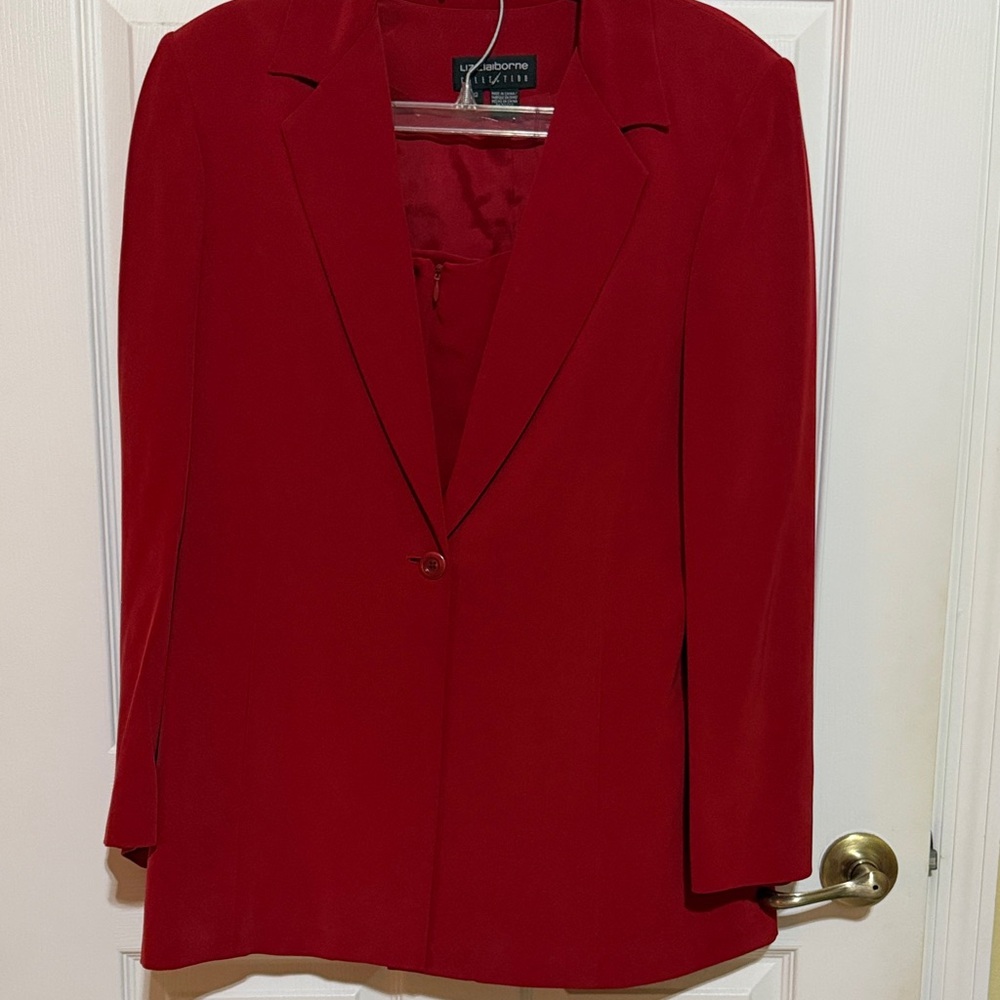 Liz Claiborne Classic Red Blazer